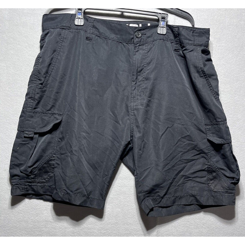 Denali Men’s Black Cargo Shorts Outdoor Hiking Nylon Polyester 36 Waist Approx